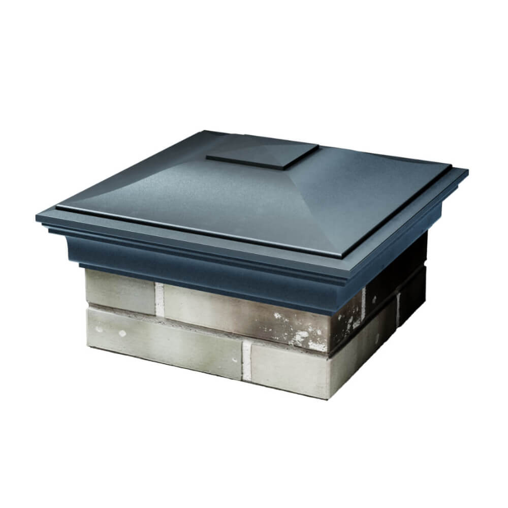 Колпак Zking Монблан Серый на столб 1.5х1.5 еврокирпича 0.7НФ (355х355мм) в Зеленокумске фото