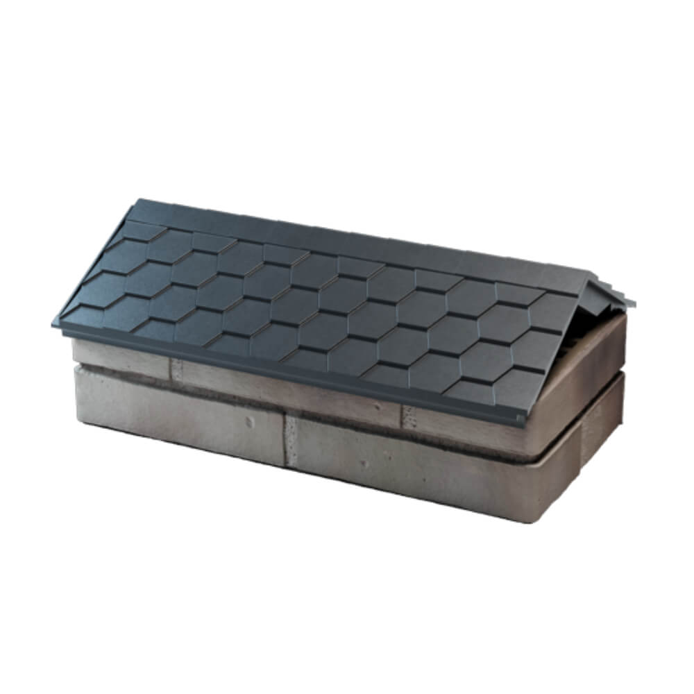 Парапет Zking Эверест Серый с посадкой на 1 кирпич (200/225/255мм) в Зеленокумске фото