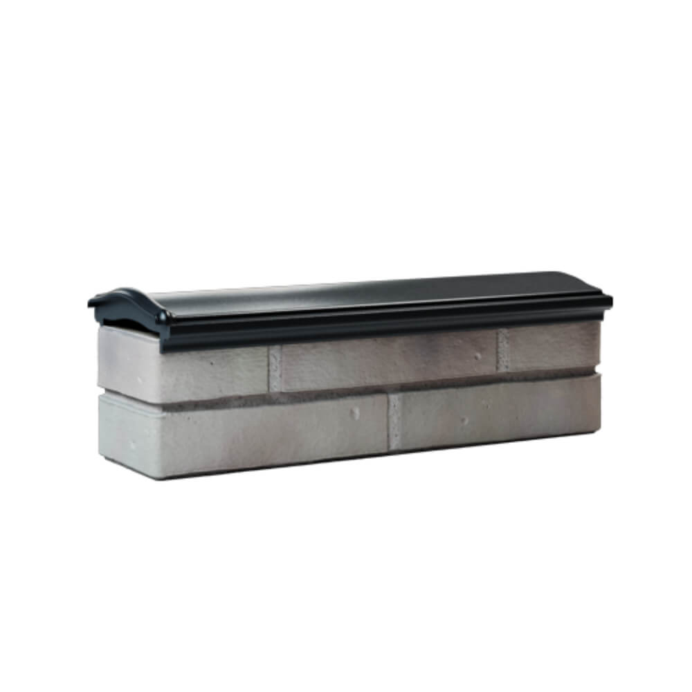 Парапет Zking Монблан Черный посадка на 0.5 кирпича (130мм) Зеленокумск фото