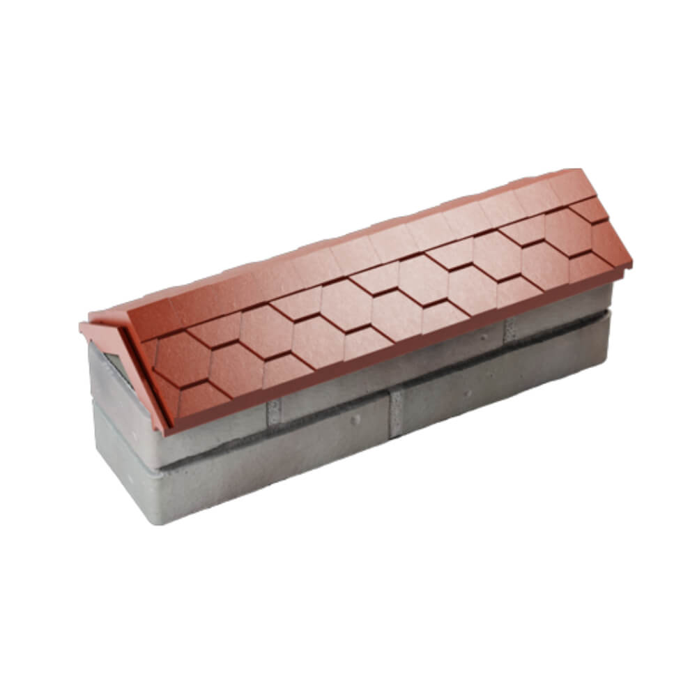 Парапет Zking Эверест Красный с посадкой на 0.5 кирпича (130мм) в Зеленокумске фото