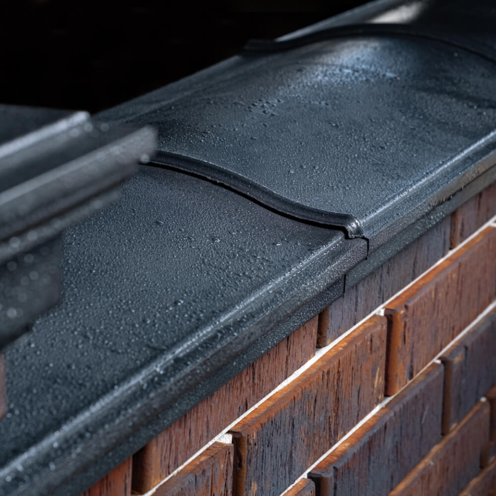 Парапет Zking Монблан Черный посадка на 0.5 кирпича (130мм) в Зеленокумске фото