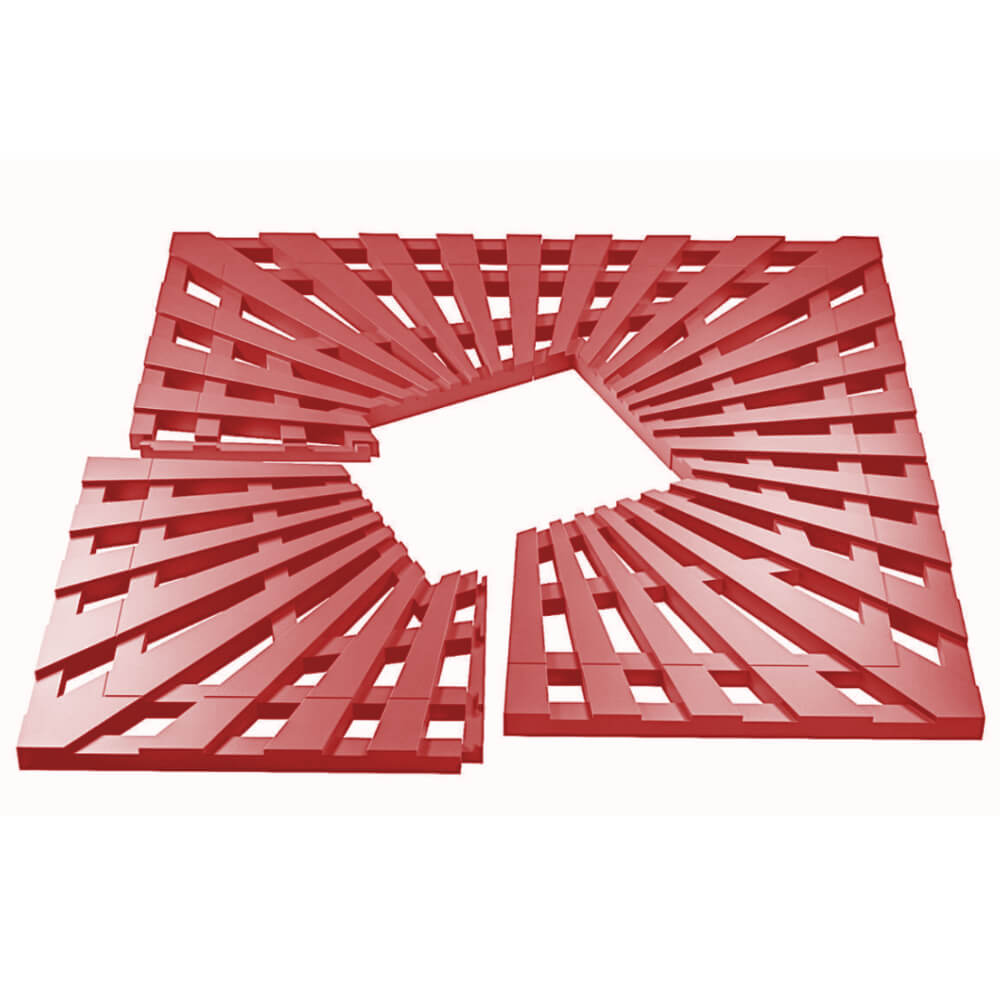 Приствольная решетка для дерева ZKING ATMOSPHERE 1.2х1.2м Красная в Зеленокумске фото