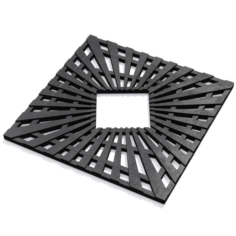 Приствольная решетка для дерева ZKING ATMOSPHERE 1.2х1.2м Черная в Зеленокумске фото