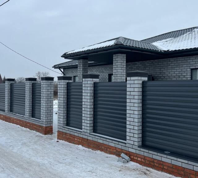 Колпак Zking Бона ХайТек Серый на столб 1.5х1.5 кирпича (385х385мм) в Зеленокумске фото