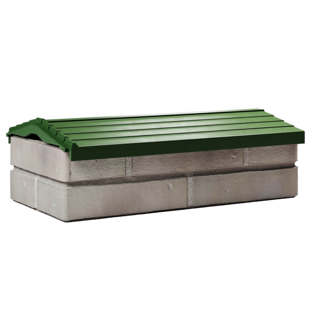 Парапет Zking Бона ХайТек Зеленый с посадкой на 1 кирпич (200/225/255мм) Зеленокумск фото