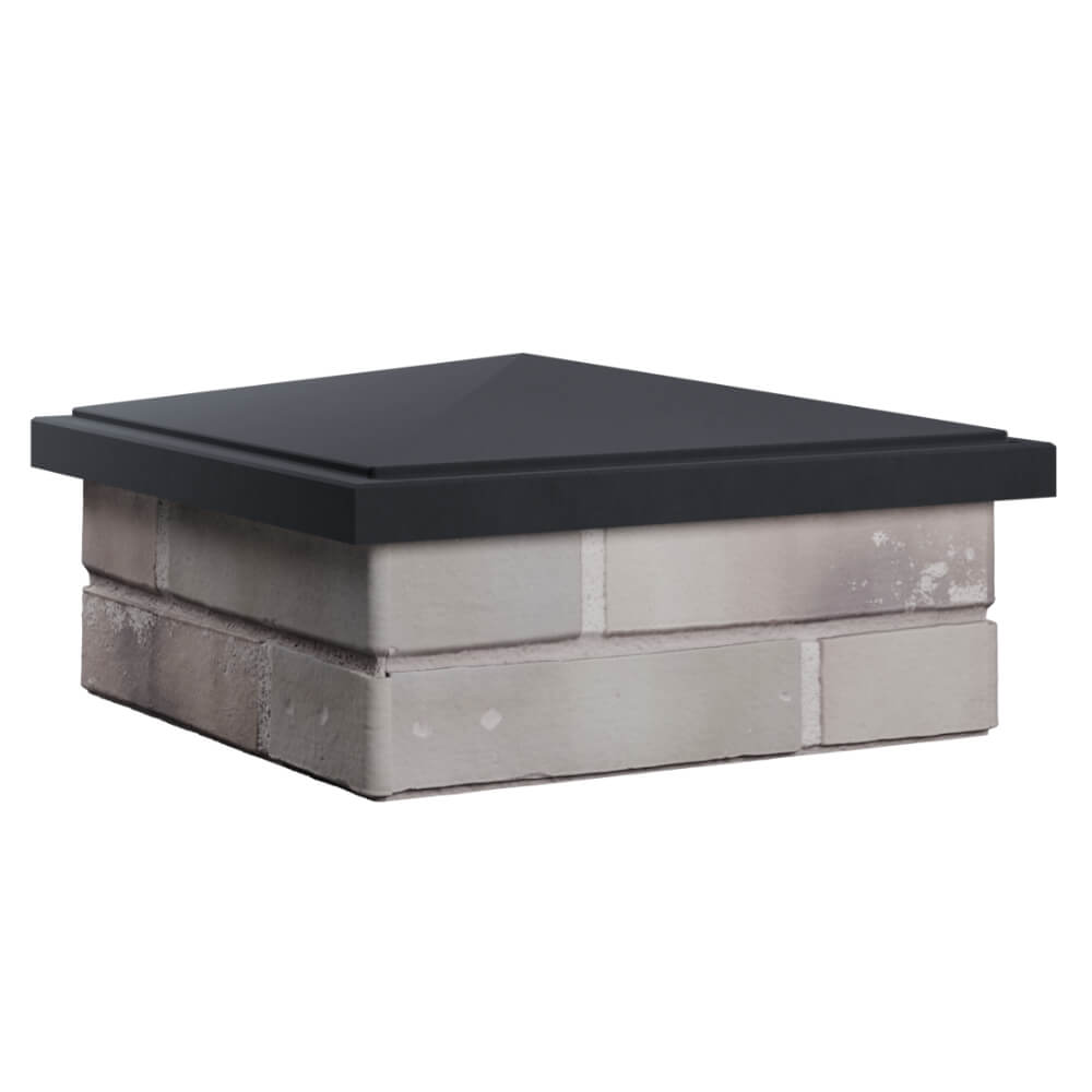 Колпак Zking БонаМоно Серый на столб 1.5х1.5 кирпича (385х385, 400х400мм) в Зеленокумске фото