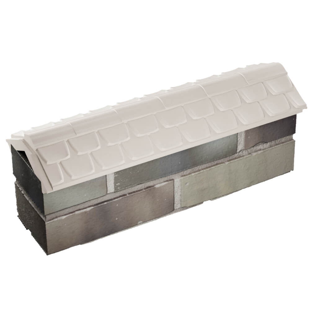 Парапет Zking Эльбрус Бежевый с посадкой на 0.5 кирпича (130мм) в Зеленокумске фото