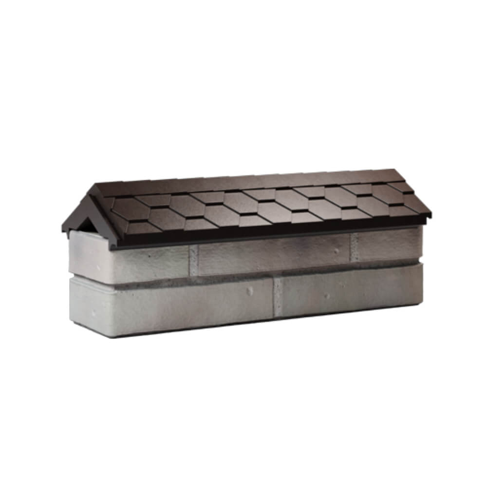 Парапет Zking Эверест Коричневый с посадкой на 0.5 кирпича (130мм) Зеленокумск фото