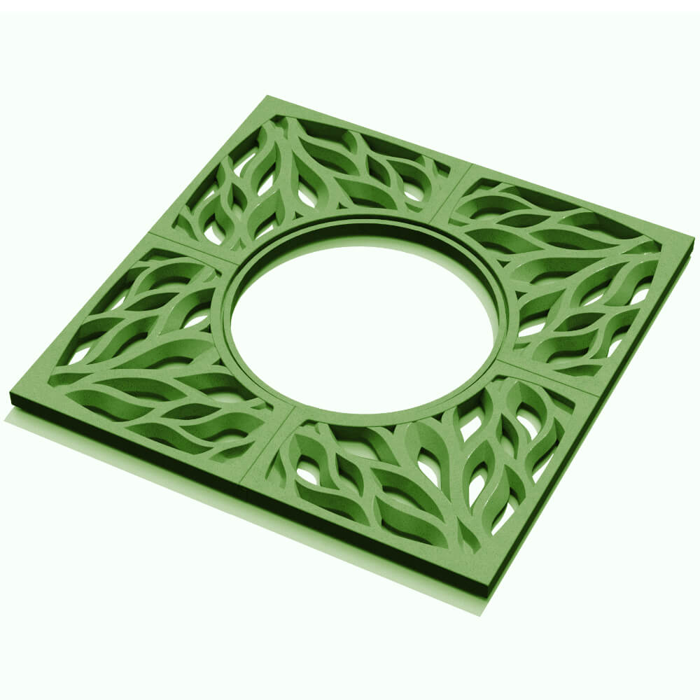 Приствольная решетка для дерева ZKING CRUST 1.2х1.2м Зеленая в Зеленокумске фото