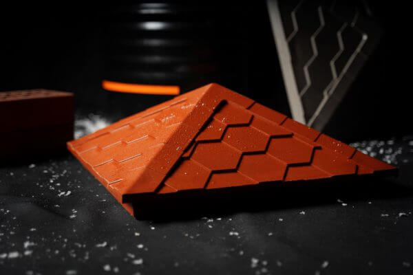 Колпак Zking Эверест Красный на столб 1.5х1.5 кирпича (390х390мм) в Зеленокумске фото