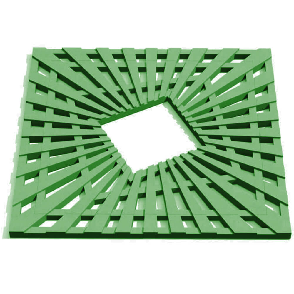 Приствольная решетка для дерева ZKING ATMOSPHERE 1.2х1.2м Зеленая Зеленокумск фото