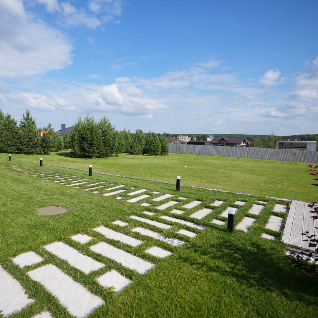 Шаговая плита STONE Светлая Галька 990х330х55мм в Зеленокумске фото