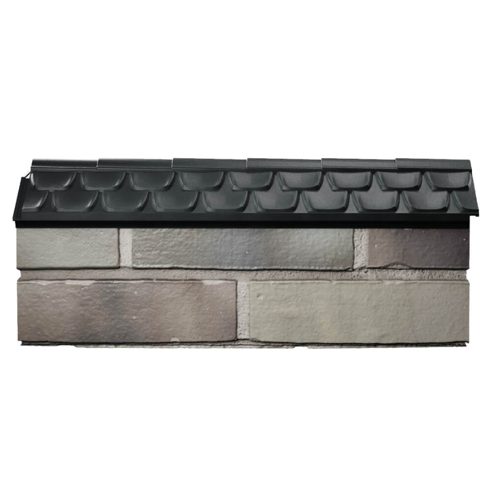 Парапет Zking Эльбрус Черный с посадкой на 0.5 кирпича (130мм) в Зеленокумске фото