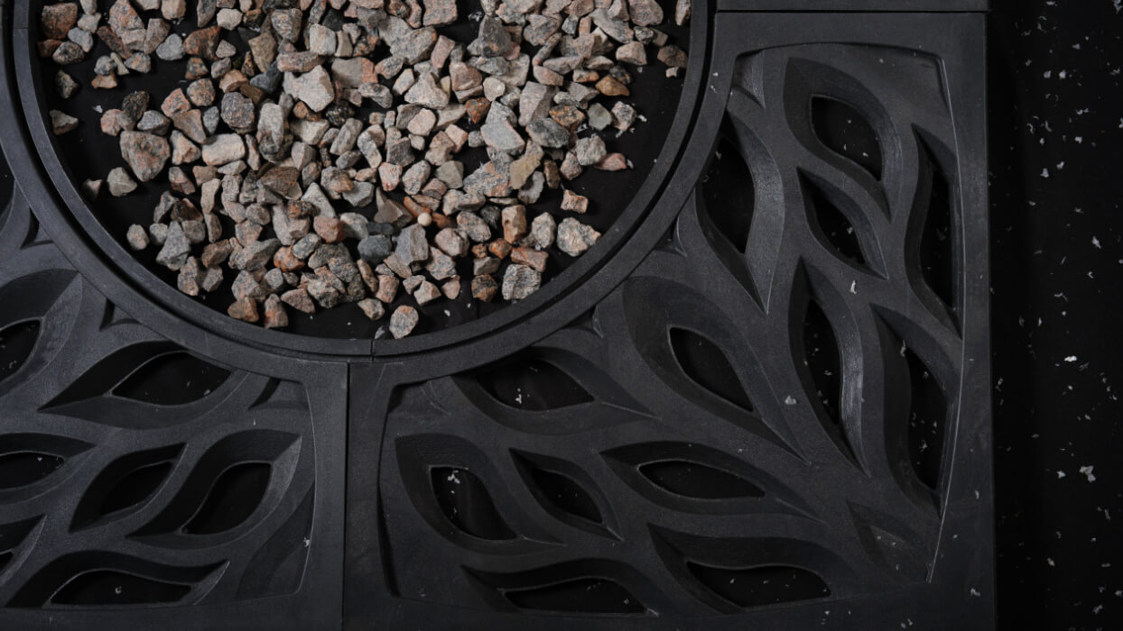 Приствольная решетка для дерева ZKING CRUST 1.2х1.2м Черная в Зеленокумске фото