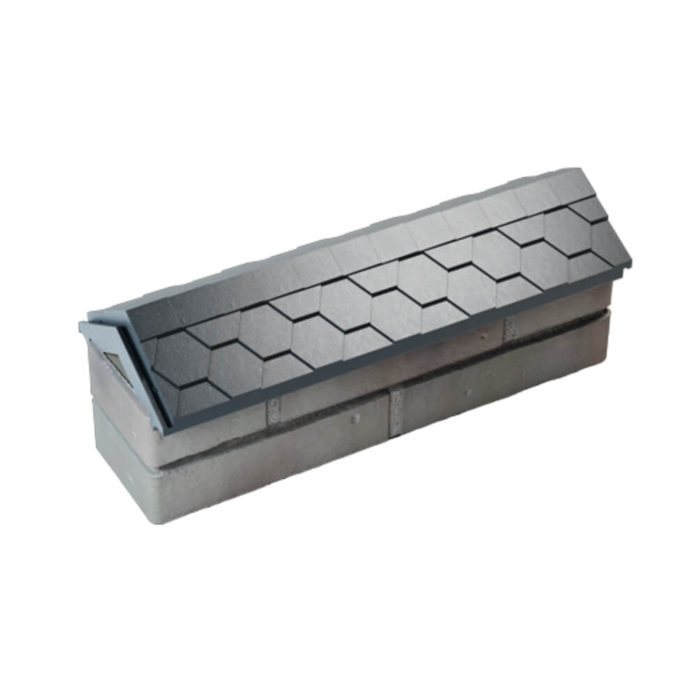 Парапет Zking Эверест Серый с посадкой на 0.5 кирпича (130мм) в Зеленокумске фото